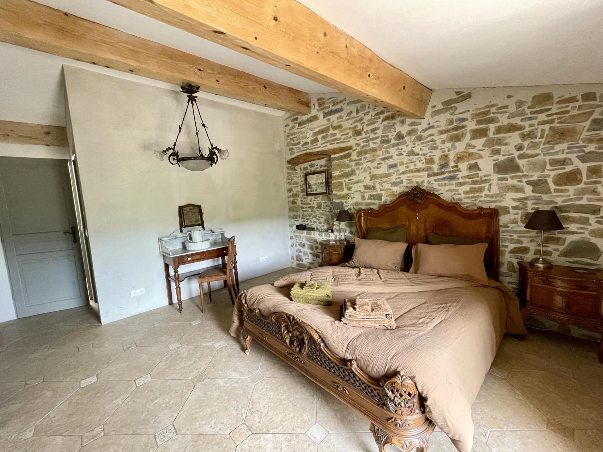 Le Domaine De La Tuilerie - Gite De Charme En Bord De Riviere Avec Piscine Servies-en-Val Szoba fotó